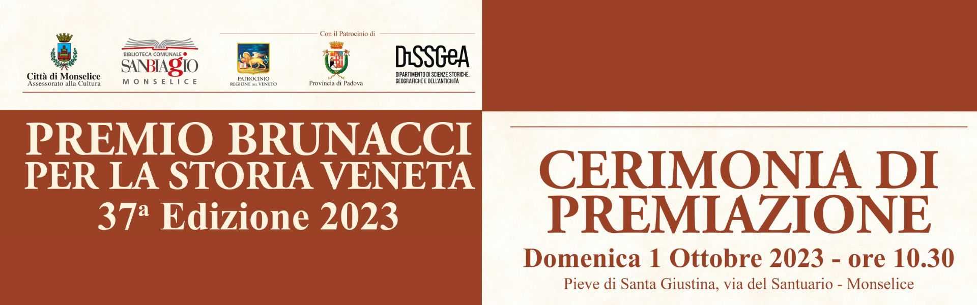 Banner Premio Brunacci